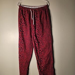 Old Navy Red Heart Print Pajama Pants